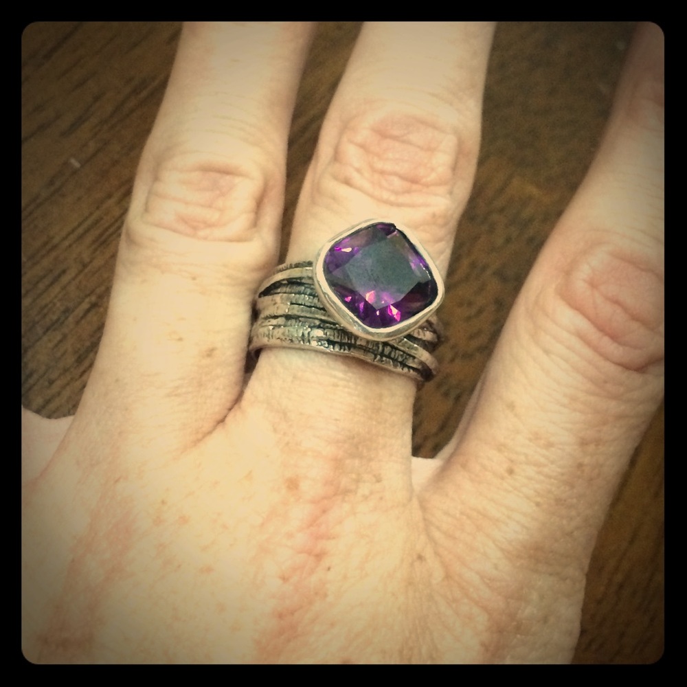 Silpada Sterling Silver Gladiator Glam Ring